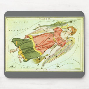Antike Sternzeichen-Astrologie Jungfrau-Sternbild Mousepad