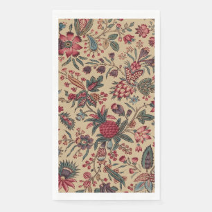 Antike Stickerei Blumenmuster Möbelstoff Serviette