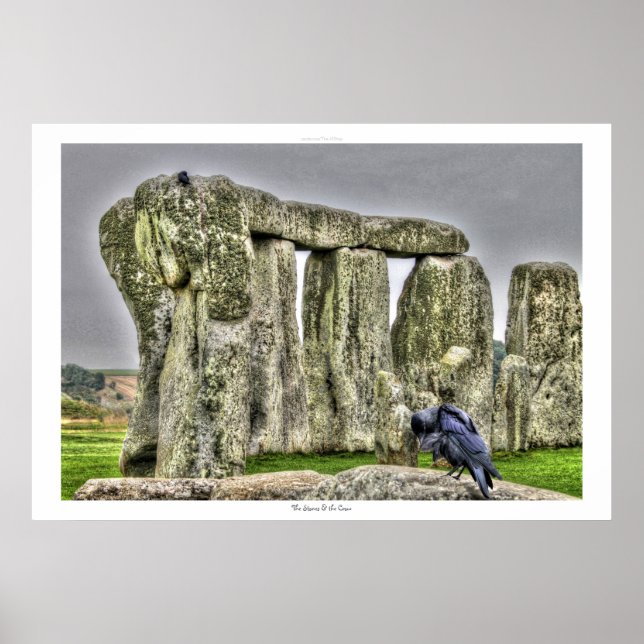 Antike Stonehenge & Vorgeburt Poster (Vorne)
