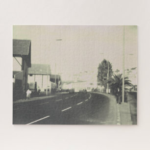Antike Straße Gebäude Algier Algerien Vintage