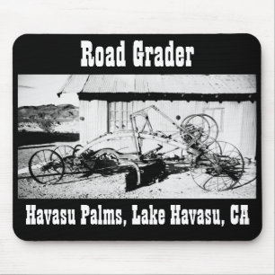 Antike Straße Grader Mousepad