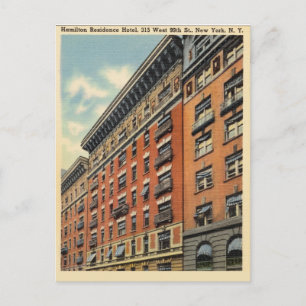 Antike Straße in New York City Postkarte