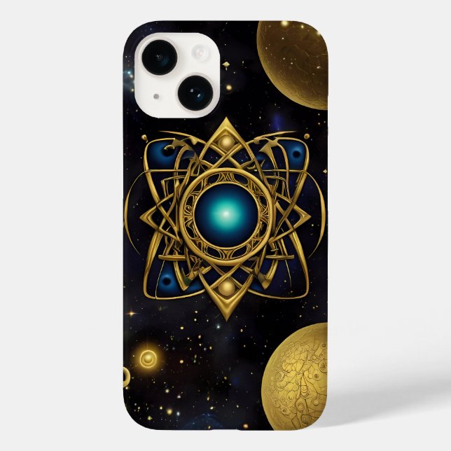 Antike Symbole in lebhaften Farben Case-Mate iPhone 14 Hülle (Rückseite)