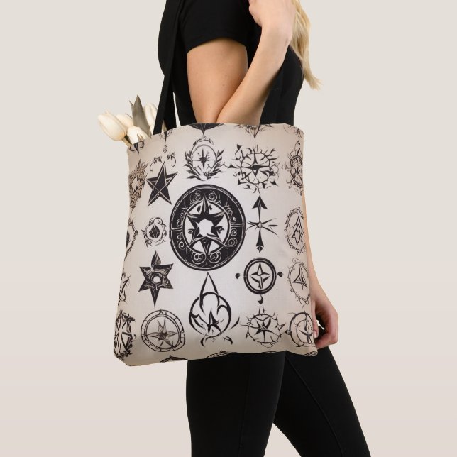 Antike Symbole Tasche (Von Nahem)