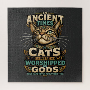 Antike Tabby-Katzenattitüde
