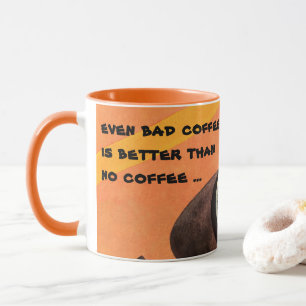 Antike Tasse Kaffee, Untertasse, Löffel, Retro-Din