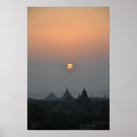 Antike Tempel bei Sunset - Bagan, Myanmar