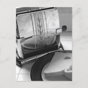 Antike Toaster Küchenkunst Postkarte