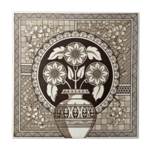 Antike Transferware der Wiedergabe-VT0007 Fliese