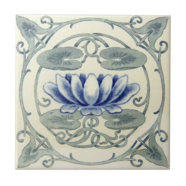 Antike Transferware der Wiedergabe-VT0063 Fliese (Vorderseite)