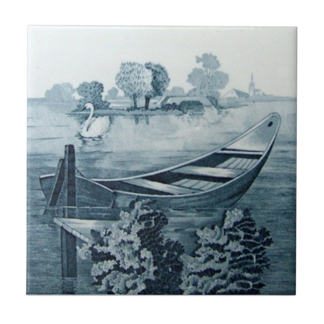 Antike Transferware der Wiedergabe-VT0067 Fliese (Vorderseite)