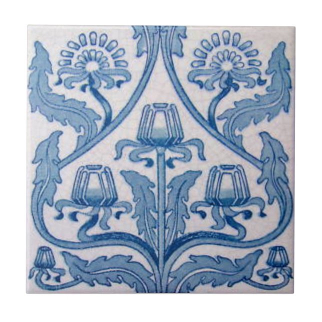 Antike Transferware der Wiedergabe-VT0087 Fliese (Vorderseite)