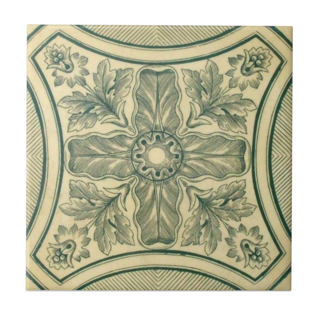 Antike Transferware der Wiedergabe-VT0097 Fliese (Vorderseite)