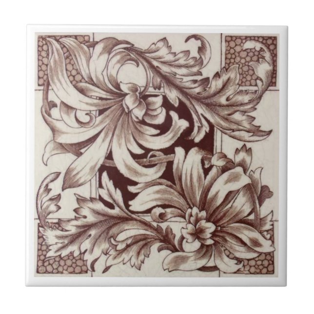 Antike Transferware der Wiedergabe-VT0103 Fliese (Vorderseite)