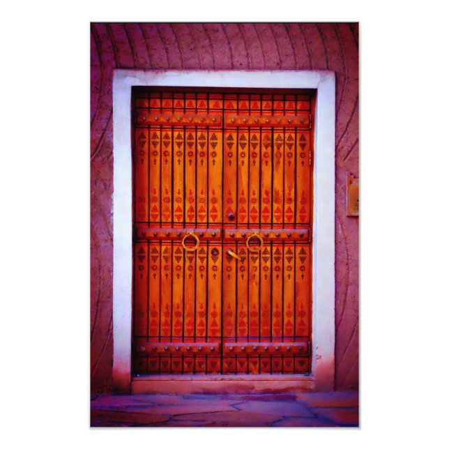 Antike Tür Fotodruck (Vorne)