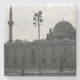 Antike Türkei Istanbul Beyazit Camii Moschee Steinuntersetzer