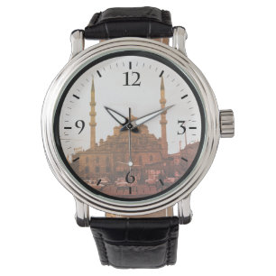 Antike Türkei Istanbul Die Yeni-Camii-Moschee Armbanduhr