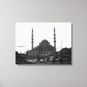 Antike Türkei Istanbul Die Yeni Camii-Moschee Leinwanddruck