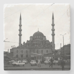 Antike Türkei Istanbul Die Yeni Camii-Moschee Steinuntersetzer
