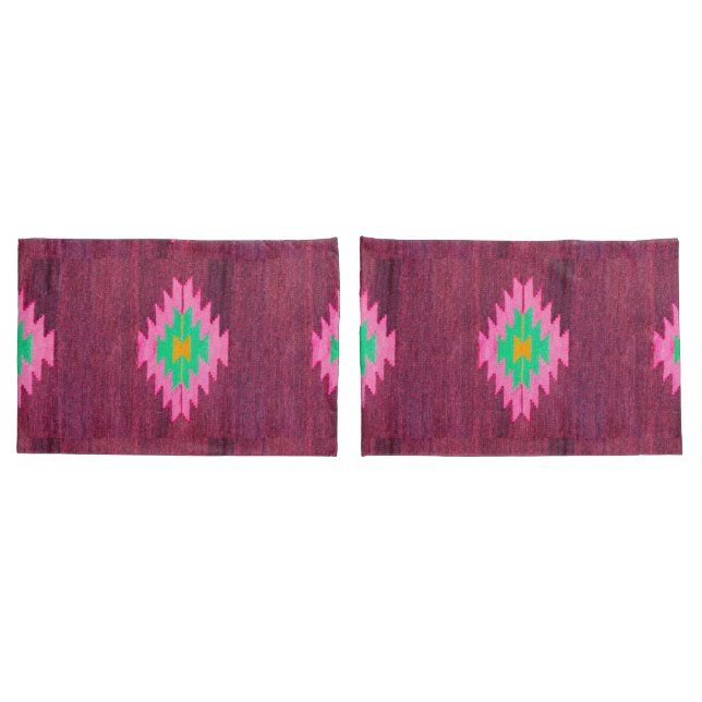 Antike türkische Kilim Tepet Rug Kissenbezug (Rückseite-Set)
