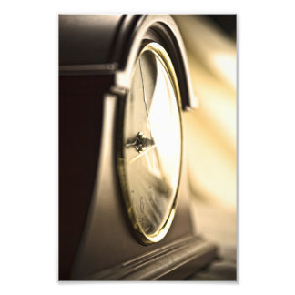 Antike Uhr Fotodruck