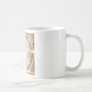 Antike Uhr Kaffeetasse