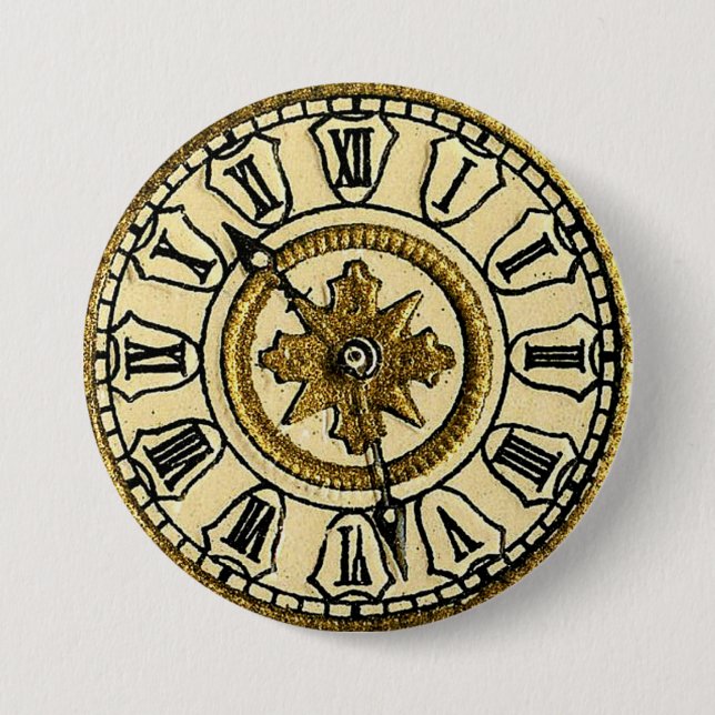 Antike Uhren Button (Vorderseite)