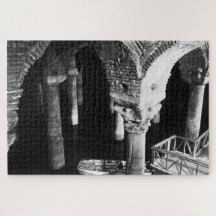 Antike unterirdische Zisterne Basilika Istanbul