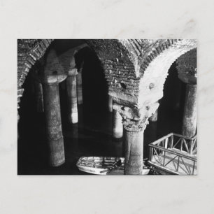 Antike unterirdische Zisterne Basilika Istanbul Postkarte