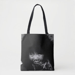 antike USA Alaska Eskimo Kind Tasche