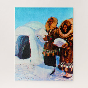 Antike USA Alaska Iglu-Erbauer