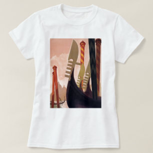 Antike Venedig Gondeln T-Shirt