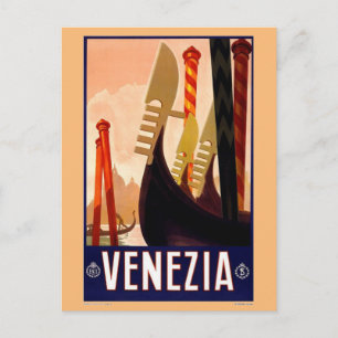 Antike Venezia-Postkarte Postkarte