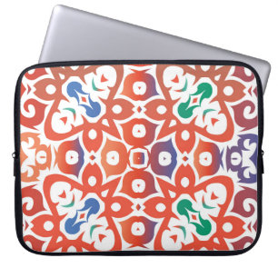 Antike verzierte Fliesen talavera mexico. Handgezo Laptopschutzhülle