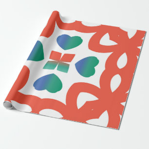 Antike verzierte Fliesen talavera mexico. modern Geschenkpapier