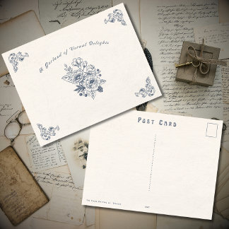 Antike viktorianische Frühlings-Postkarte Postkarte