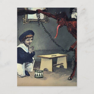 Antike viktorianische Postkarte