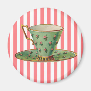 Antike viktorianische Teetasse Magnet