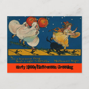 Antike Vintage Halloween-Postkarte Postkarte