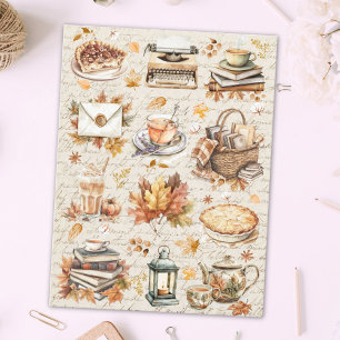 Antike Vintage-Herbstästhetik Favorit Postkarte