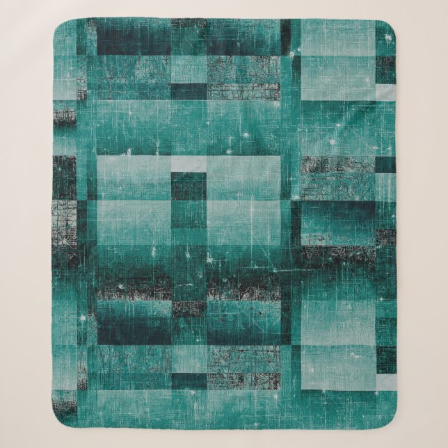 Antike Vintage Textur Hintergrundabstraktion, geal Sherpadecke (Vorderseite)