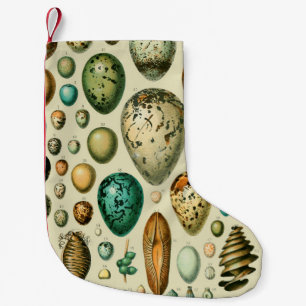 Antike Vogeleier Französische Fischeier-Kunst Kleiner Weihnachtsstrumpf