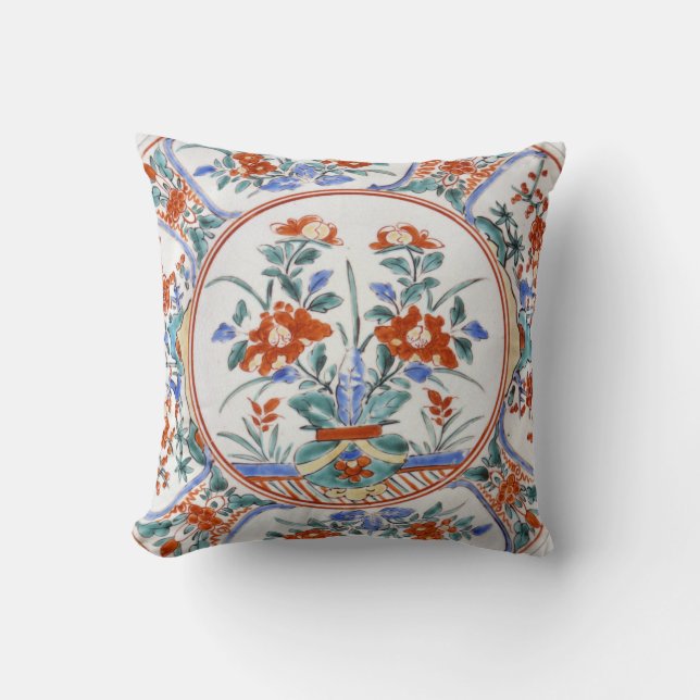 Antike Waren Japans Arita Kakiemon Wiedergabe Kissen (Vorderseite)