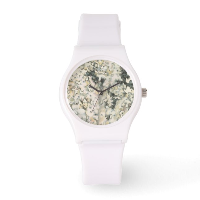 Antike Wasserfarbenkoralle Armbanduhr (Vorderseite)