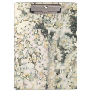 Antike Wasserfarbenkoralle Klemmbrett