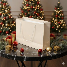 Antike weiße große Geschenktasche - Single-Farbges Große Geschenktüte