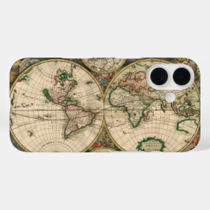 Antike Weltkarte 1689  iPhone 16 Hülle