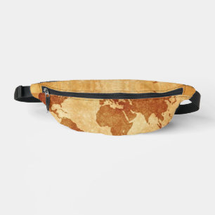 Antike Weltkarte Bauchtasche
