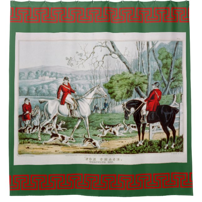Antike Weltkarte - Joan Blaeu - 1664 Duschvorhang (Vorderseite)