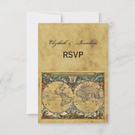 Antike Weltkarte, Not leidendes BG-UAWG RSVP Karte